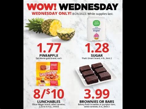 Hy Vee Wow Wednesday Super Hot Deals Coupons