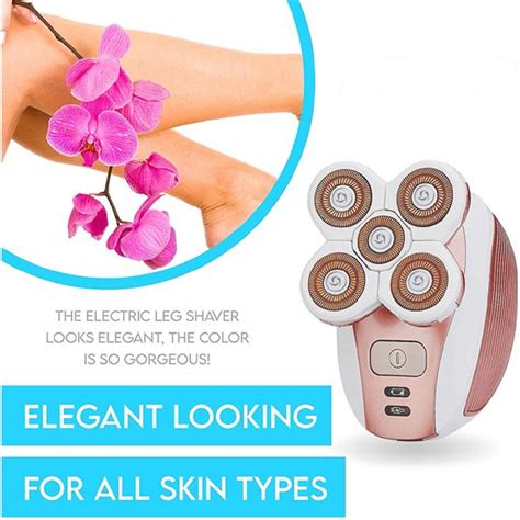 Electric Leg Shaver for Women - Cordless, Rechargeable, Painless Razor ...