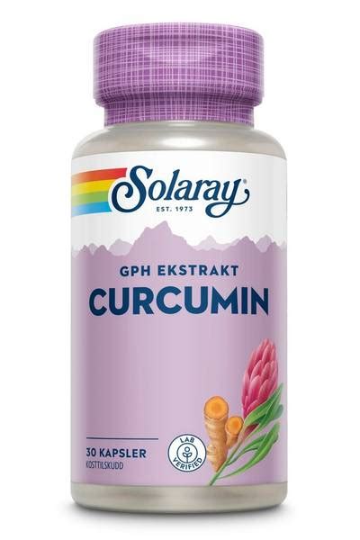 Solaray GPH Curcumin 30 Kapsler Helseogkost No