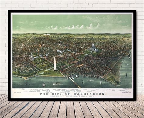 Historic Map - Washington, DC - 1872 | World Maps Online