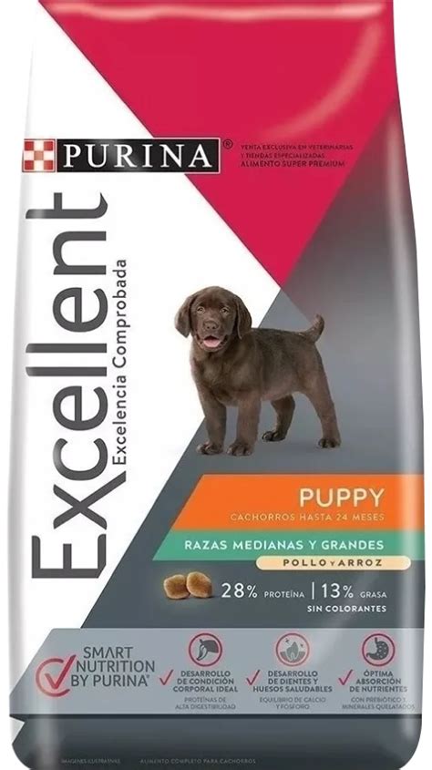 Purina Excellent Puppy Perro Cachorro Razas Medianas Y Grandes