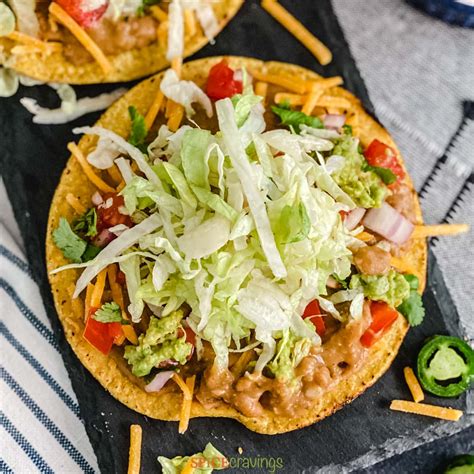 Tostada (Restaurant-Style Mexican Tostada) - Spice Cravings 