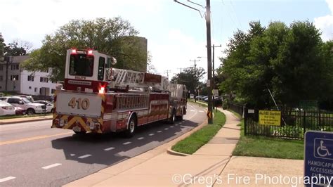 Alexandria Engine Truck Fairfax County Truck Responding