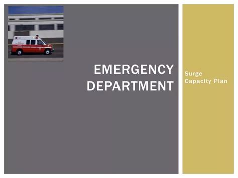 Ppt Emergency Department Powerpoint Presentation Free Download Id 2507354