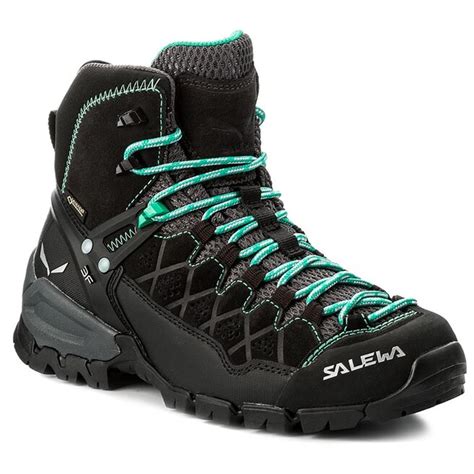 Botas De Monta A Salewa Alp Trainer Mid Gtx Gore Tex Black