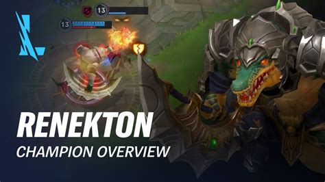 Renekton Champion Overview Gameplay League Of Legends Wild Rift