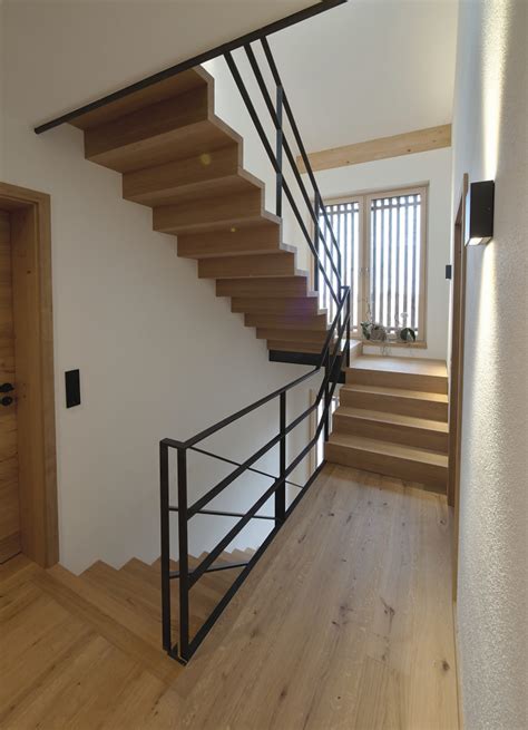 Cooler Stahl Zur Hellen Eiche Contemporary Staircase Munich By