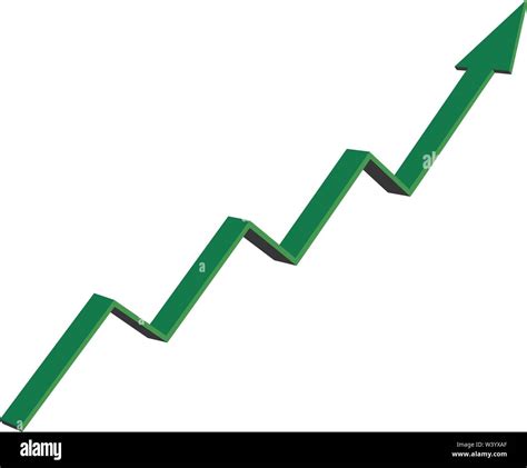 Rising Arrow Stock Vector Images Alamy