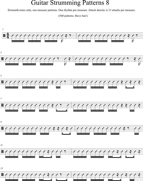 Sixteenth-Note Strumming Patterns, Pt. 3 | Hub Guitar