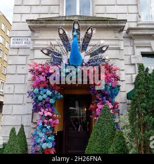 The Ivy Market Grill Restaurant Floral Facade Outside Seating In