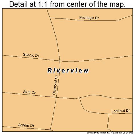 Riverview Missouri Street Map 2962192