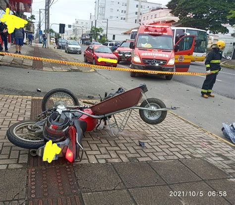 Motociclista Fica A Cabe A Presa Embaixo De Carro E Morre Ap S