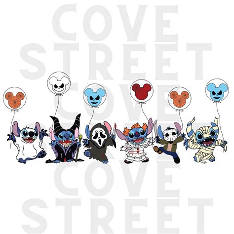 Stitch Halloween PNG Digital Download - Etsy