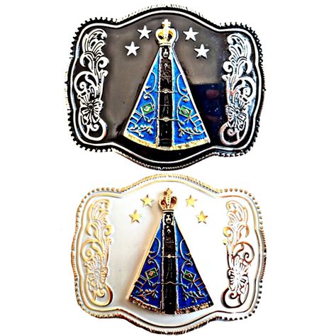 Fivela Country Nossa Senhora Aparecida Para Cavalgada Cinto Envio