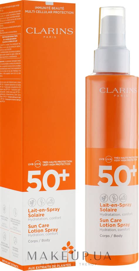Clarins Lait-en-Spray Solaire Corps 50+ - Солнцезащитное молочко-спрей ...