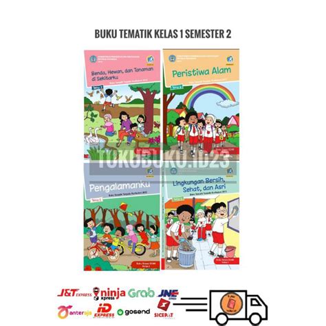 Jual Buku Tematik Sd Mi Kelas 1 Semester 2 [tema 5 Tema 8] K 13