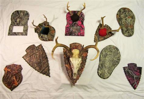 Camo Dipped Taxidermy Plaques Make Great Displays For Any Buck Shot