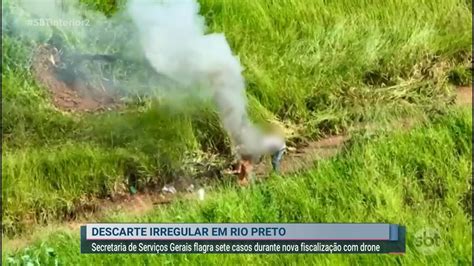 Rio Preto Prefeitura Flagra Sete Casos De Descarte Irregular Durante