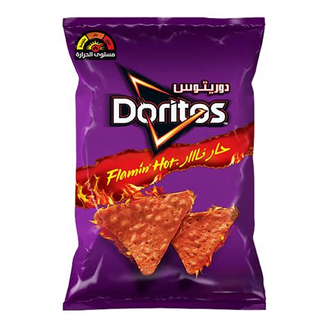 Doritos Flamin Hot Tortilla Chips G Online At Best Price Lulu Uae