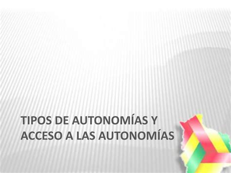 PPT LEY MARCO DE AUTONOMÍAS Y DESCENTRALIZACIÓN PowerPoint