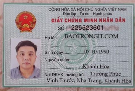 Mất chứng minh nhân dân có bị phạt không