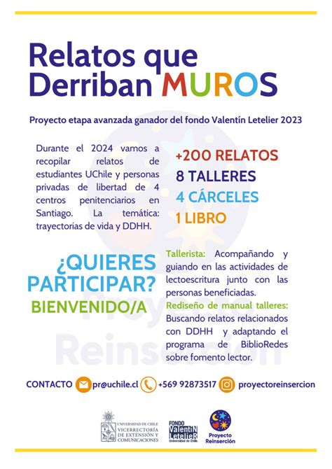 Derribando Muros Proyecto Reinserción