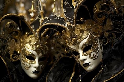 Venetian masquerade masks on display