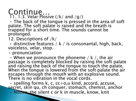 MANNERS OF ARTICULATION Phonetics P Pptx