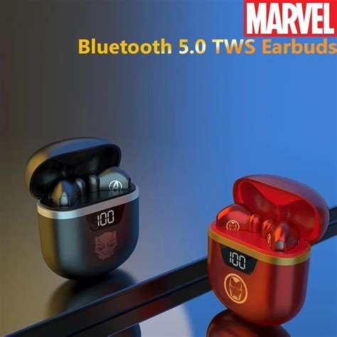 Origina Disney BTMV11 Iron Man TWS Earbuds Smart Touch Gaming Dual