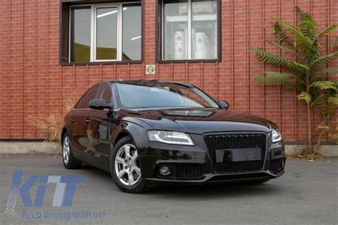 Headlights Suitable For Audi A4 B8 8K 2008 2011 LED Daytime Running