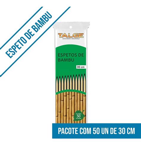 Palito De Bambu Espeto P Churrasco Cm Talge Un Mercadolivre