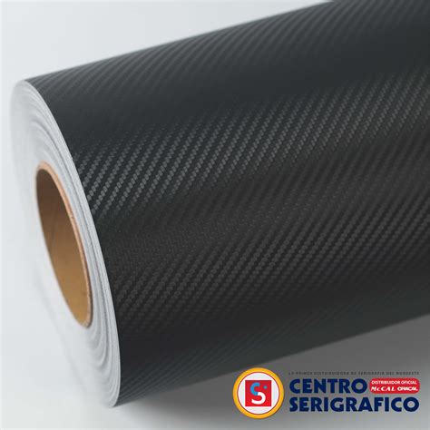 NEGRO FIBRA DE CARBONO VINILO MCCAL 61 CM CENTRO SERIGRAFICO