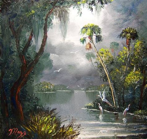 Old Florida River By Mazz Original Paintings In Misty On Mazz Art