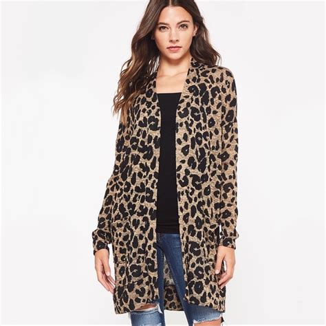 Sweaters Soft Cozy Leopard Print Long Cardigan Poshmark