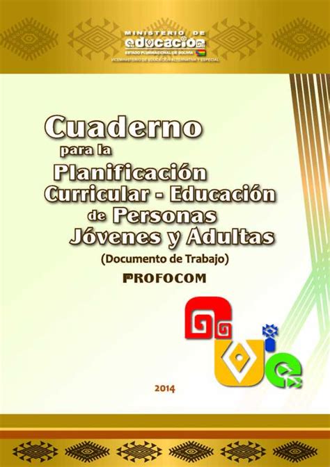 Cuaderno Para La Planificaci N Curricular Educaci N De Personas