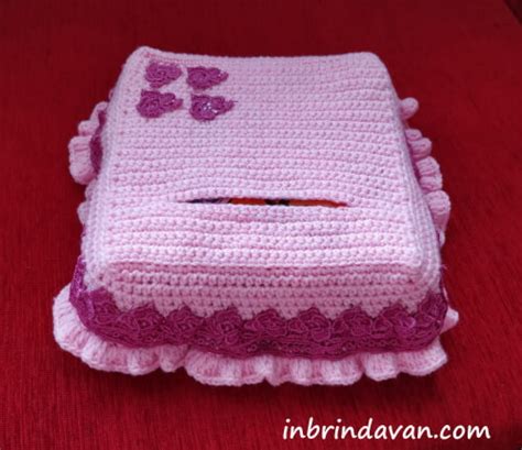 Crochet Tissue Paper Holder Gc Inbrindavan