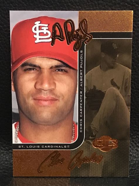 Topps Co Signers Changing Faces Bronze Albert Pujols Nm