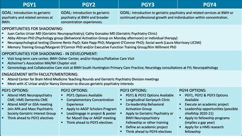 Training And Education Geriatric Psychiatry