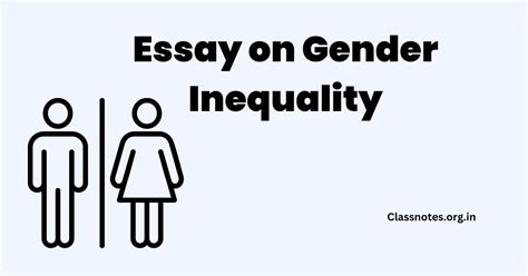 Essay On Gender Inequality English Essay