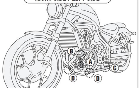 Defensas De Motor Tubular CMX 1100 Rebel 21 22 Negro Totmoto