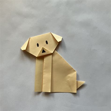 How to Make an Origami Dog