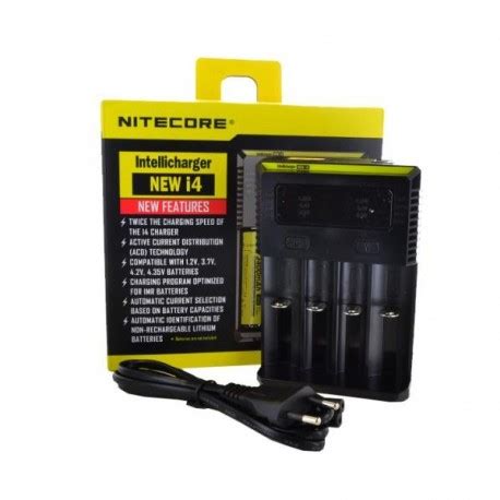 Chargeur d accu Nitecore I4 pour vos Accu de cigarette électronique ou