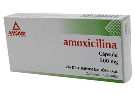 Comprar Amoxicilina 500 mg 12 cápsulas Prixz