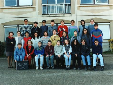 Photo de classe 4ème5 de 1994 Collège Anne Frank Copains d avant