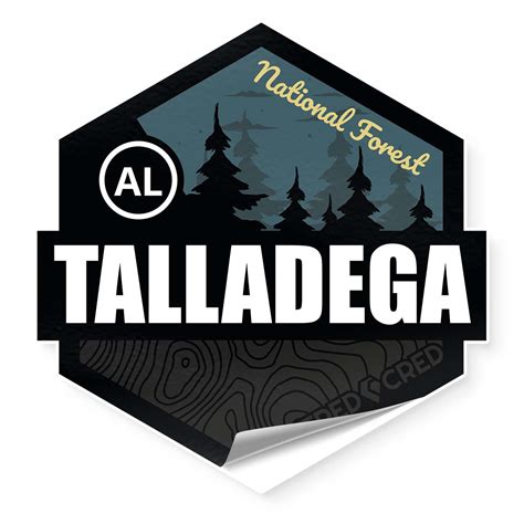 Talladega National Forest Sticker - Tred Cred