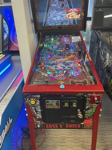 Guns N Roses Jjp Limited Edition Pinball With Topper For Sale