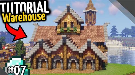 Minecraft How To Build A Warehouse Kingdoms Tutorial Youtube