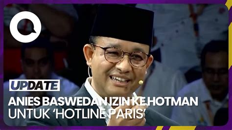 Hotman Paris Soal Hotline Paris Anies Saya Tidak Keberatan