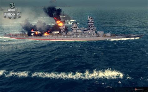 World Of Warships Game War Military Video Wwll Battleship Ship