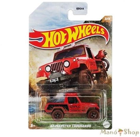 Vásárlás Mattel Hot Wheels Mud Runners 67 Jeepster Commando HDH08 Játékautó és jármű